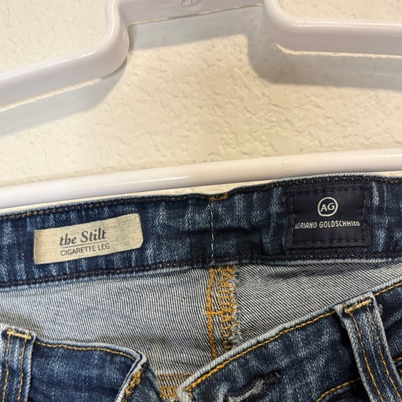 AG Adriano Goldschmied the Stilt cigarette leg Jeans 28R - Picture 2 of 6